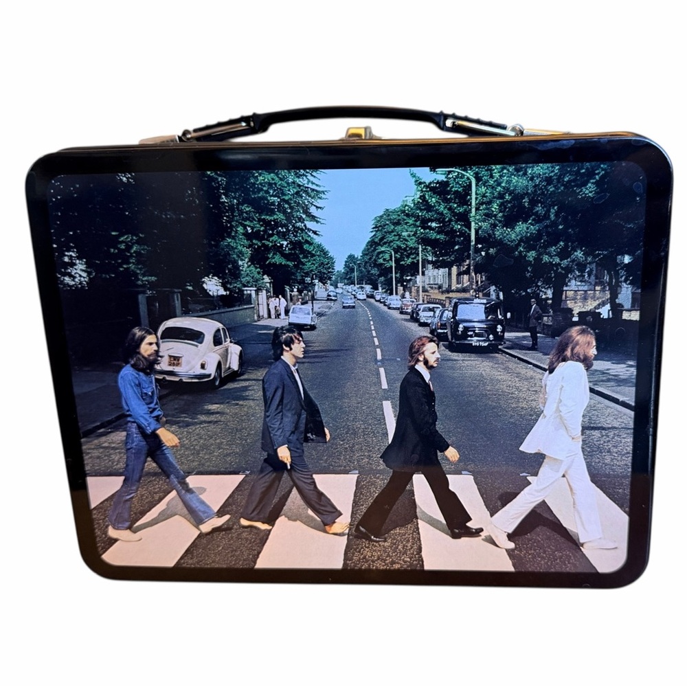 The Beatles Black Abbey Road Tin Case/Lunchbox - Picture 4 of 7